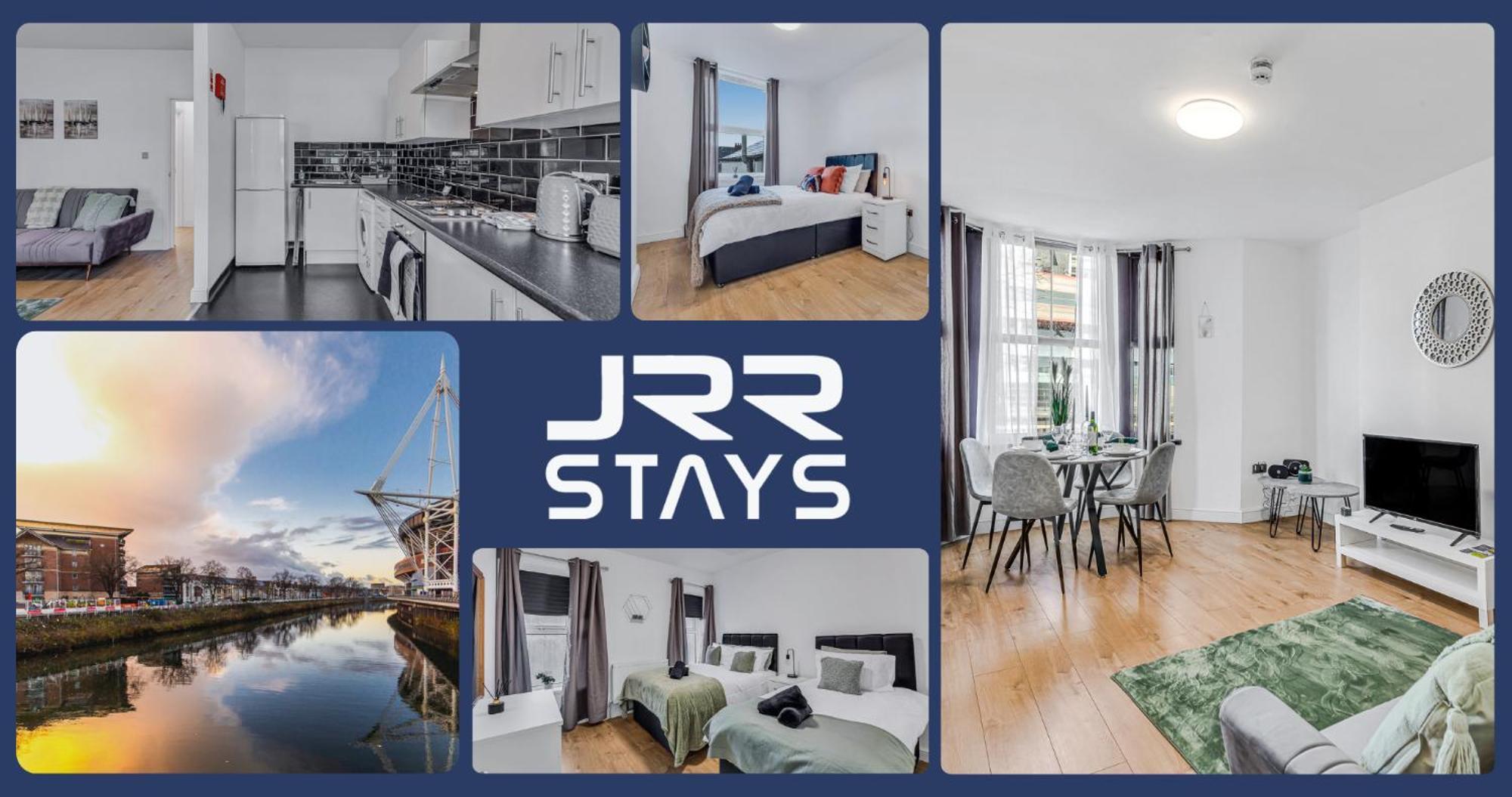 Cardiff Stylish 2 Bedroom Sleeps 6 Wi-Fi - Jrr Stays Ngoại thất bức ảnh